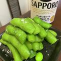 きまぐれのぶ's cooksnap of when they made 枝豆ツムツム　お家居酒屋　おつまみ.