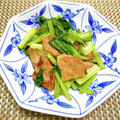 サンディサンディ's cooksnap of when they made 小松菜とさつま揚げのさっと炒め♪.