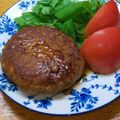 プルンバゴ's cooksnap of when they made 鶏挽肉と豆腐のつくねハンバーグ.