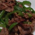 ヨシヨッシー's cooksnap of when they made 牛肉とピーマンのオイスターソース炒め.