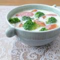 Yukiまむ's cooksnap of when they made ブロッコリーとソーセージのミルクスープ.