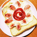 motomi♪'s cooksnap of when they made おひさまみたい♪簡単ソーセージエッグパン.