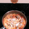 FaithAloha's cooksnap of when they made スペイン人が家で作るシーフードパエリア.