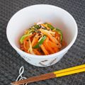バカリャウ's cooksnap of when they made 人参・ピーマン・生姜の中華風酢の物.