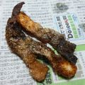 zakkiiM's cooksnap of when they made 鮭皮のカリカリスティック！.