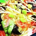 私市ビッキーズ津門巳's cooksnap of when they made ▷“なす人参大根&豆もやし枝豆紅生姜”◁.