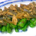 Meruu's cooksnap of when they made 蒟蒻としし唐のおツナそぼろ炒め.