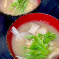 ルぴあ's cooksnap of when they made きのこと油揚げのお味噌汁.