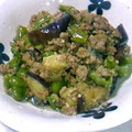 Meruu's cooksnap of when they made ひき肉とピーマンとナスのごま味噌炒め.