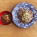 nakataka先生's cooksnap of when they made 鯖のつけ麺そば.