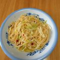 クックJOEさん's cooksnap of when they made ＊たっぷりねぎ＊のにんにくスパゲティ.