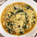 e2yu's cooksnap of when they made 夏の和おかず＊モロヘイヤの麺つゆ卵とじ＊.