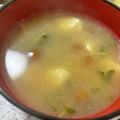 ちーずけーーき's cooksnap of when they made なめこと豆苗のお味噌汁.