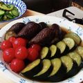 ruris7's cooksnap of when they made 茄子とズッキーニの煮びたし オイスタ風味.