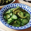 ruris7's cooksnap of when they made 大人な酢の物♪胡瓜とゴーヤの酢の物♪.