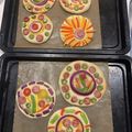 らぱこっこ's cooksnap of when they made 簡単　夏野菜フラワーフォカッチャ.