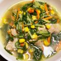 ninanina310's cooksnap of when they made 水菜を救済！ベーコンと水菜のコンソメ煮.