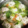 まさみよし's cooksnap of when they made 生姜と鶏つくねのスープ.