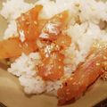 あおいゆうきっ。's cooksnap of when they made 簡単☆ゴマだれ鯛茶漬け.