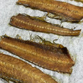 みてみてー！'s cooksnap of when they made 太刀魚の骨せんべい　一切油使用なし.