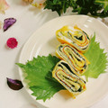 柚子♡⸝⸝⸝'s cooksnap of when they made シソ巻き玉子焼き.