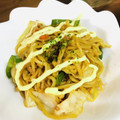 もちっこ橙色's cooksnap of when they made ★簡単♪手作りタレのソース焼きそば★.