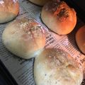 癒しの花's cooksnap of when they made バジルとオリーブオイルのクロスパン.