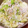 CHANx2's cooksnap of when they made レンジ2分＊春キャベツの梅しらす和え.