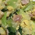 ☆ごはんできた☆'s cooksnap of when they made チンゲン菜とベーコンの中華たまご炒め.