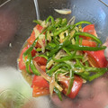クロ８５'s cooksnap of when they made ピーマンとみょうがのさっぱり和え.