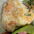 chikinda's cooksnap of when they made お弁当に♪鮭フレークと大葉の混ぜご飯.
