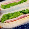 ルぴあ's cooksnap of when they made シンプル☆ハムチーズサンドイッチ.