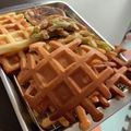 ショコサン's cooksnap of when they made HMで簡単アメリカンワッフル.