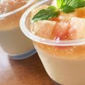 ゆなむむむ's cooksnap of when they made 〖 白桃ゼリーとクリームチーズムース 〗.