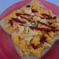 ☆★ＨＡＣＨＩ♪★☆'s cooksnap of when they made 簡単☆スクランブルエッグトースト.