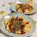 赤い電話's cooksnap of when they made ふわふわ卵のお好み焼き.