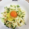 さおりらっくま's cooksnap of when they made 冷凍うどんで☆釜玉うどん☆簡単ランチに.