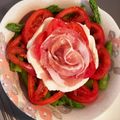 クックKKSO3U☆'s cooksnap of when they made 母の日、パーティーに、お花トマトサラダ.