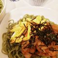 ゆうママ(•ө•)♡'s cooksnap of when they made フライパンで簡単！瓦そば風.