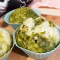 クックUIF9GQ☆'s cooksnap of when they made 豆腐入り抹茶蒸しパン.