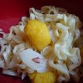 おりんつ's cooksnap of when they made 白だしで出来る！レンチン台湾風混ぜうどん.