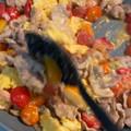 北のデビル。's cooksnap of when they made トマトと豚肉のふわふわ卵炒め.