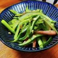 低カロ探検隊's cooksnap of when they made きゅうりとベーコンのガーリック炒め.