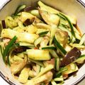 SnowBell26's cooksnap of when they made 簡単手抜き！なすのユッケ風サラダ.