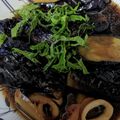 クック01Q06V☆'s cooksnap of when they made 大量消費♡茄子といかの煮浸し♪.