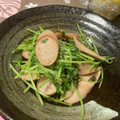 マールマル's cooksnap of when they made 豆苗と魚肉ソーセージのサっと煮.