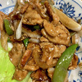 thanx's cooksnap of when they made 節約♡簡単10分！豚コマのソース照り炒め.
