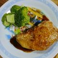 お芋大好きオバサン's cooksnap of when they made カジキマグロのステーキ☆～バター醤油～.