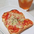 ＊ｃｌｏｖｅｒ＊'s cooksnap of when they made 朝食・ブランチに＊トマトチーズトースト.