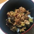 riry12's cooksnap of when they made 簡単マーボー茄子丼.